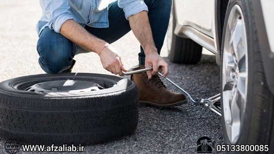 نکات ایمنی و حرفه‌ای تعویض تایر