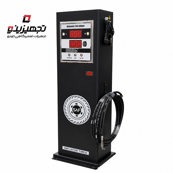 دستگاه تنظیم باد ایستاده SAF (پنل استیلِ ضدزنگ+نمایشگرهای سه‌گانه)